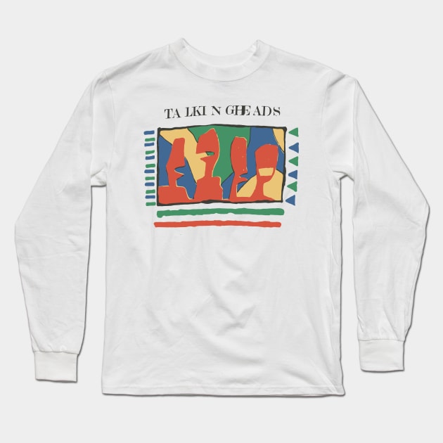 talking heads Long Sleeve T-Shirt by Mr.Skull & Grunge